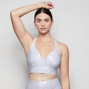 Good American Icy Leapord Bra